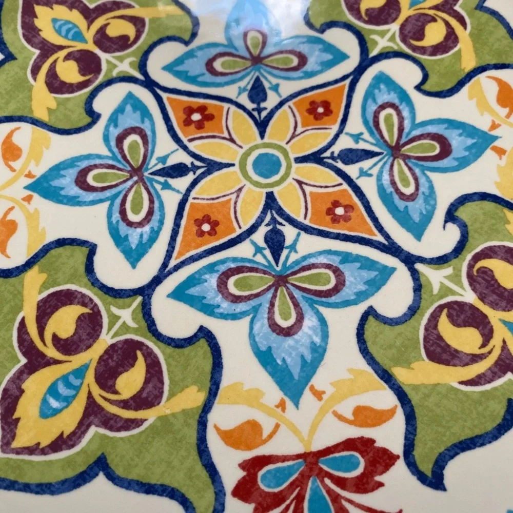 Ironstone Salad Plate for Pier 1 - Tapestry Pattern